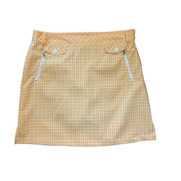 Nivo By Lanctot Womens Size 8 Orange Golf Skirt skort EUC - Picture 1 of 5